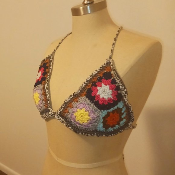 Handmade Crochet Bralette. - Picture 2 of 2